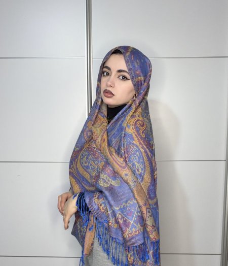 كشمير ازرق مع زهري <br> <span class='text-color-warm'>سيتوفر قريبا❤️</span>